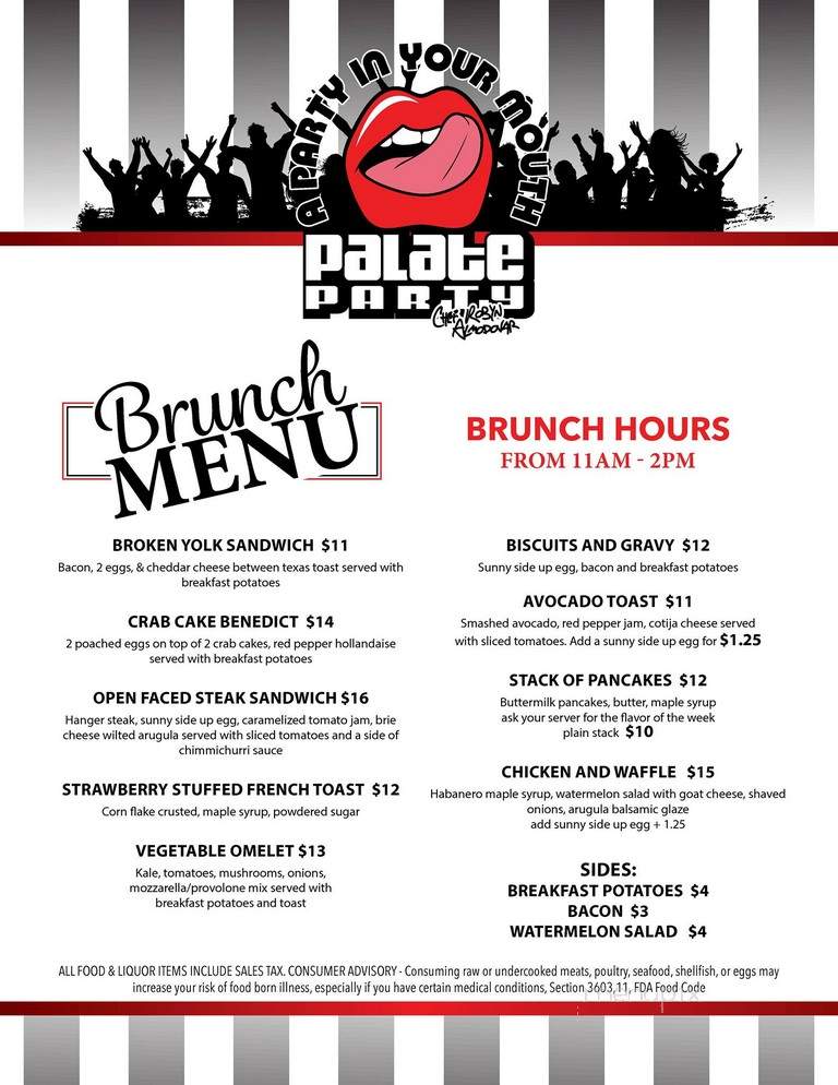 Rumors Bar and Grill - Wilton Manors, FL menu_pic