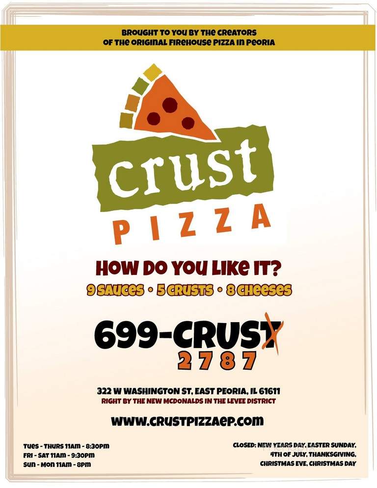Crust Pizza - East Peoria, IL