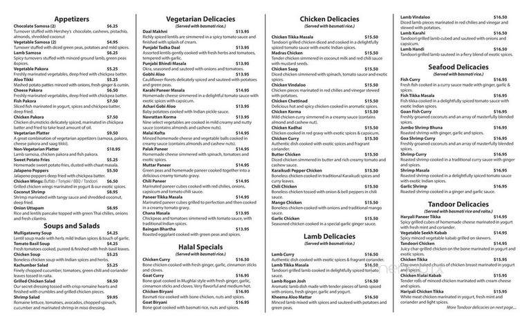 Santa Banta - Waltham, MA menu_pic