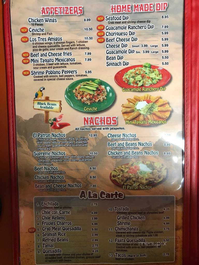 El Patron Mexican Grill - Pace, FL menu_pic