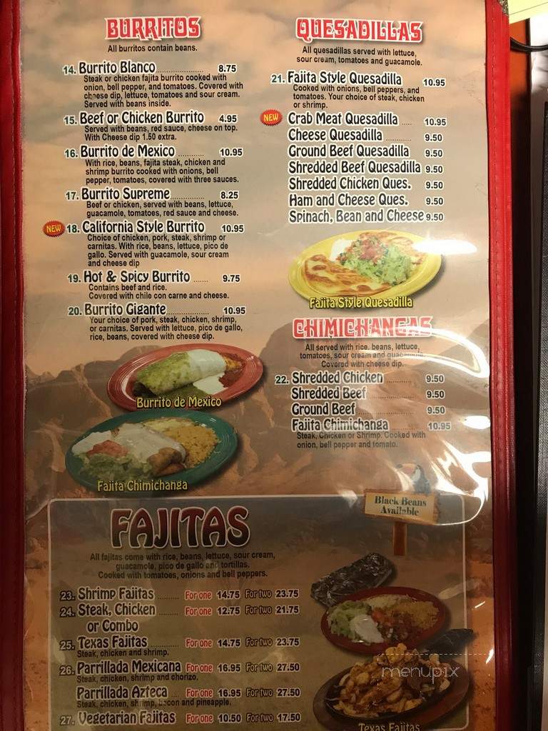 El Patron Mexican Grill - Pace, FL menu_pic