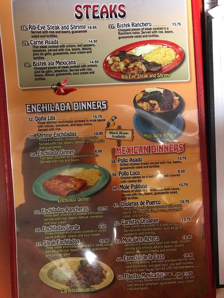 El Patron Mexican Grill - Pace, FL menu_pic