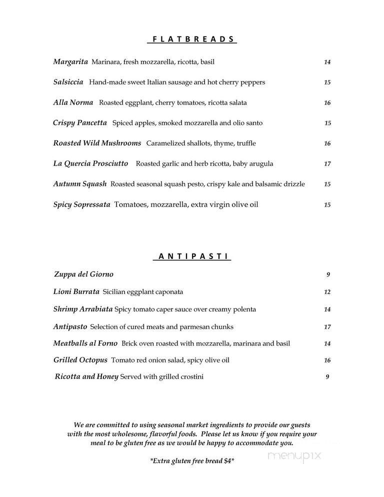 Bistango - New York, NY menu_pic