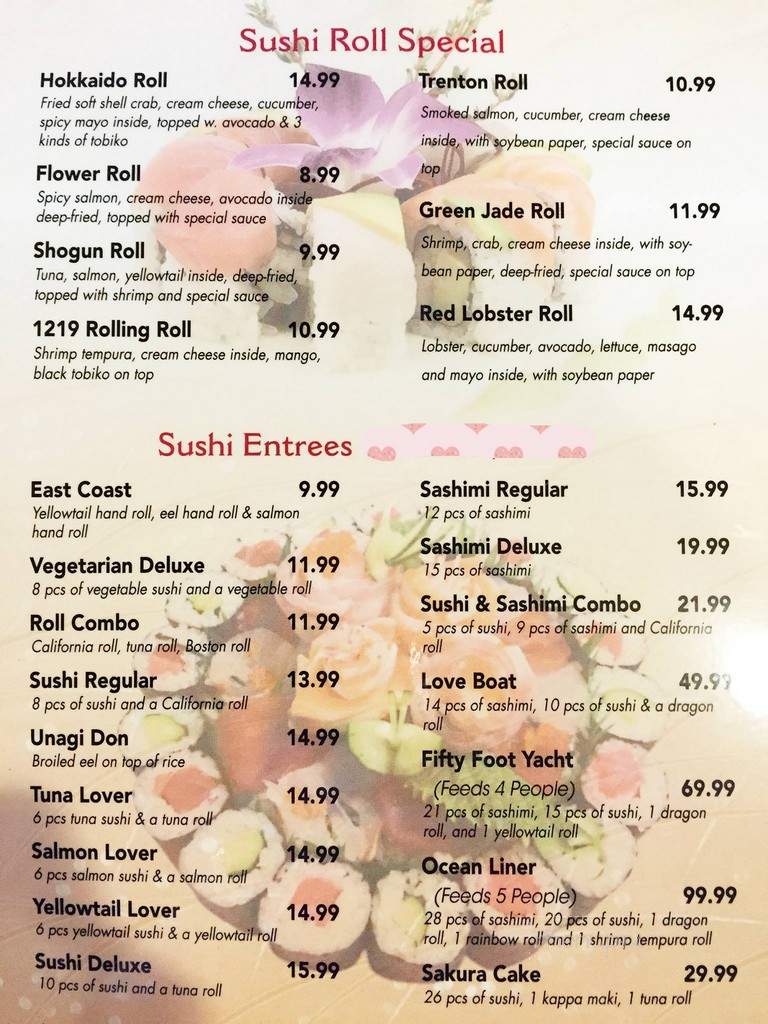 Hokkaido Japanese Steakhouse - Findlay, OH menu_pic