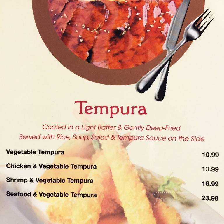 Hokkaido Japanese Steakhouse - Findlay, OH menu_pic