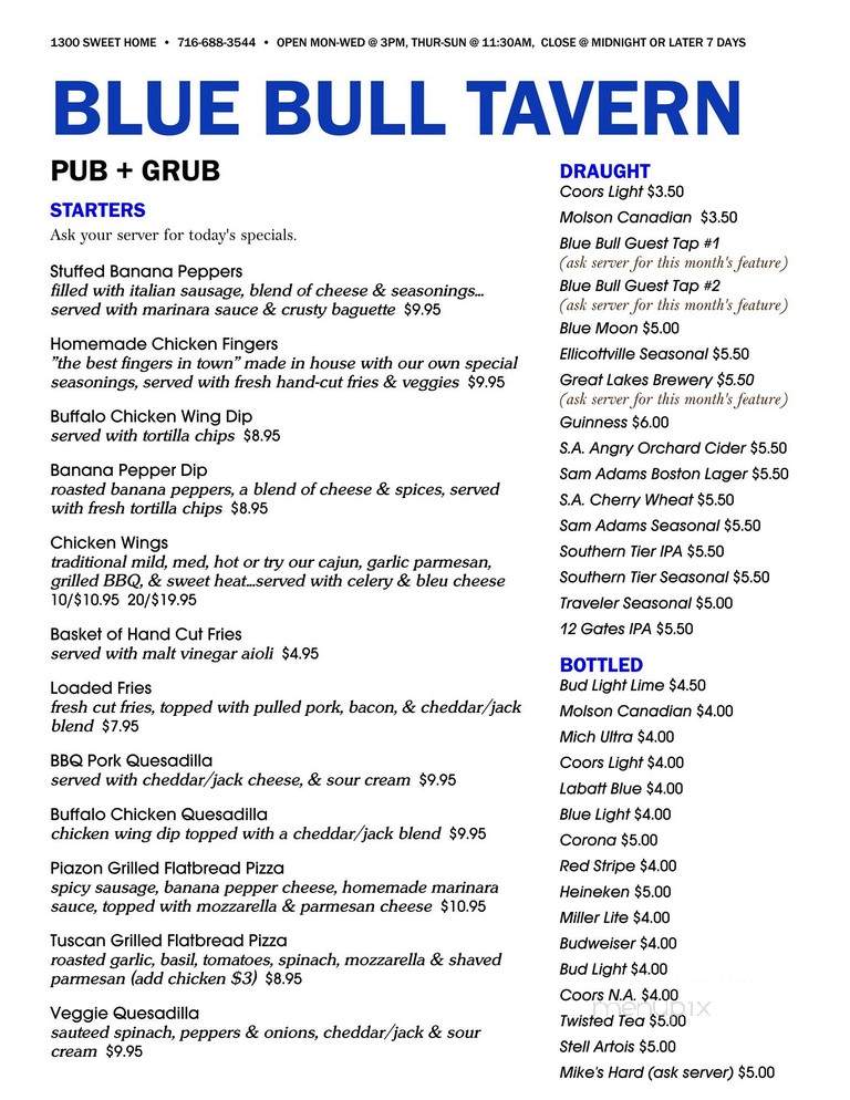 Blue Bull Tavern - Buffalo, NY