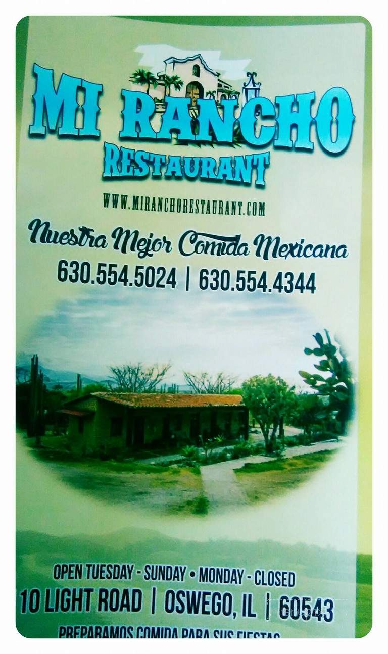 Mi Rancho Restaurant - Oswego, IL