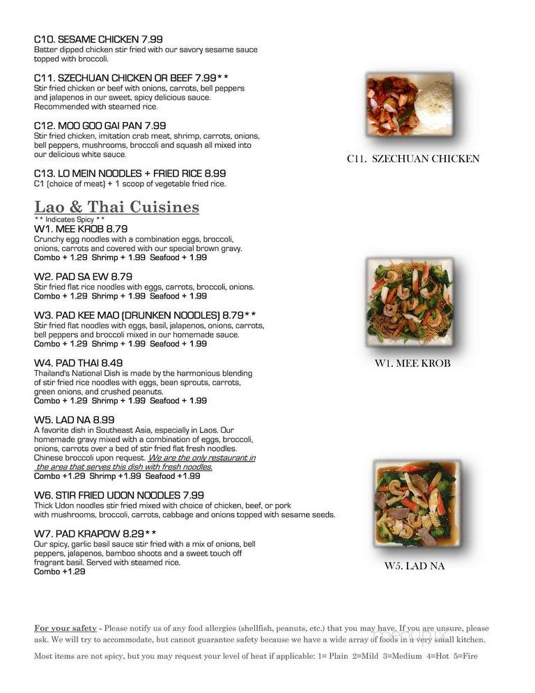 The Asian Kitchen - Spiro, OK menu_pic