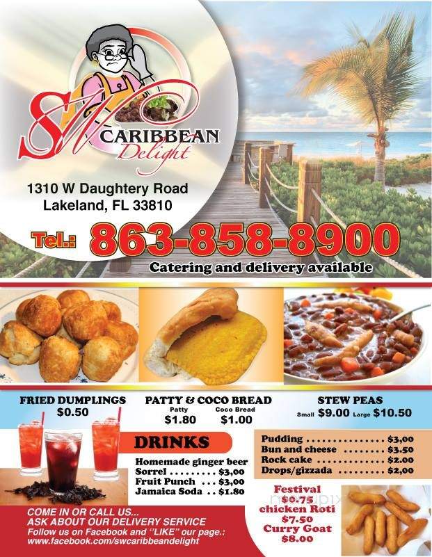 S&W Caribbean Delight - Lakeland, FL menu_pic