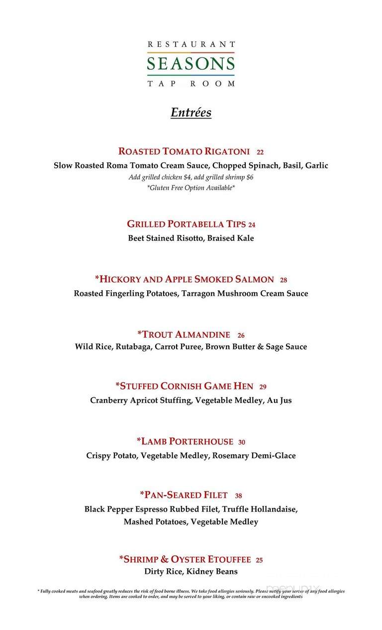 Seasons Restaurant - Avon, CT