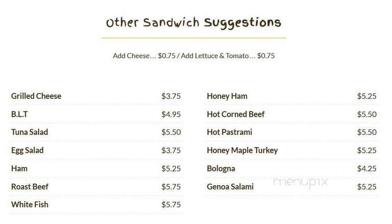 Bagel Port Cafe & Deli - Myrtle Beach, SC menu_pic