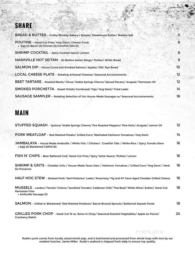 Rudies Seafood and Sausage - Nashville, TN menu_pic