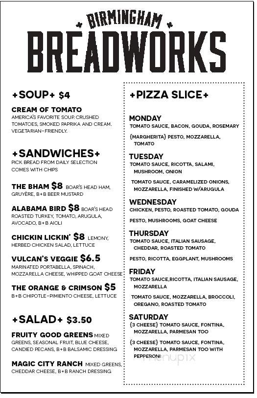 Birmingham Breadworks - Birmingham, AL menu_pic