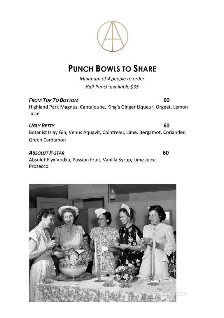 Dirty Habit - San Francisco, CA menu_pic