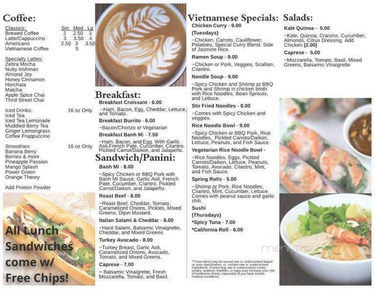 Penn Station Coffee - Denver, CO menu_pic