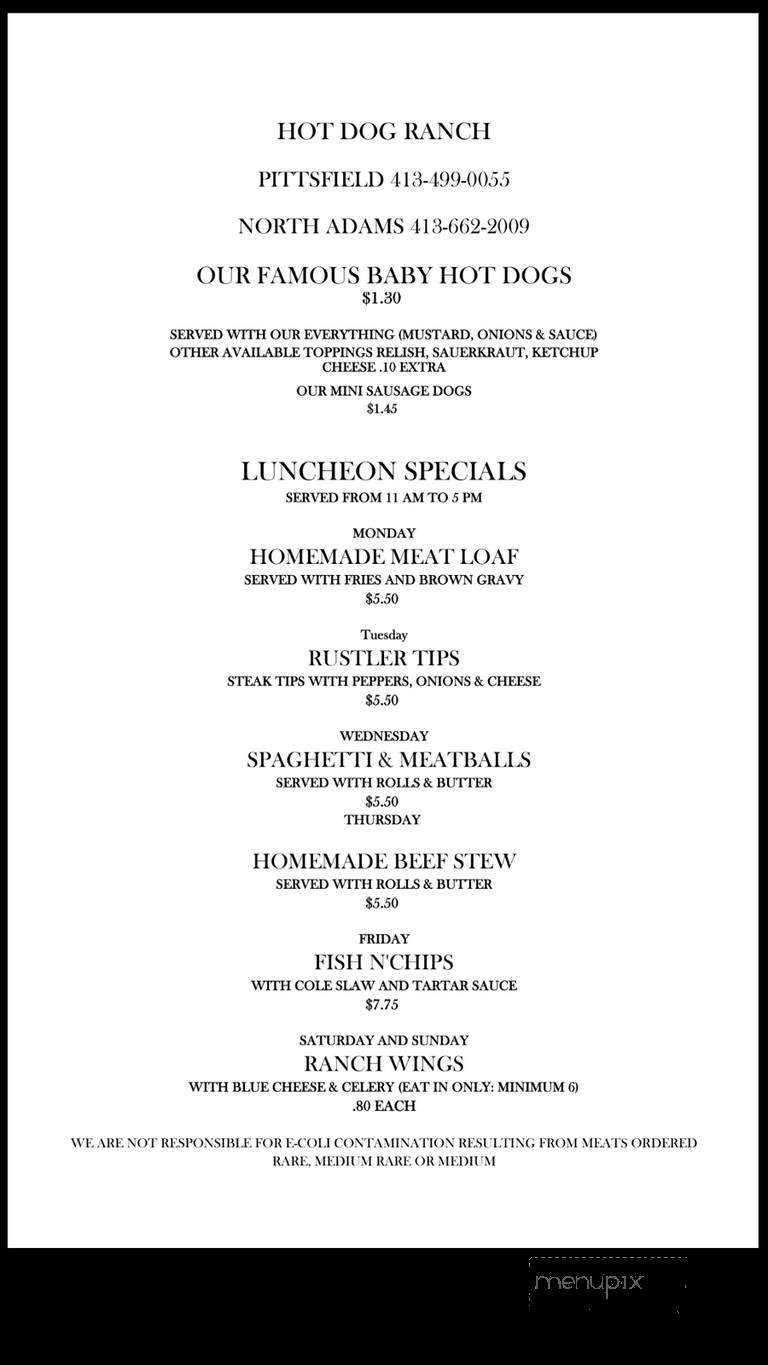 Hot Tomatoes Neapolitan Pizza - Pittsfield, MA menu_pic
