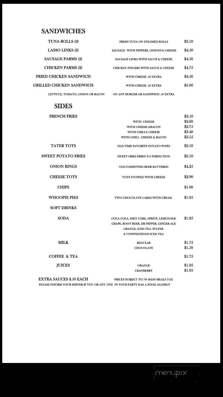 Hot Tomatoes Neapolitan Pizza - Pittsfield, MA menu_pic