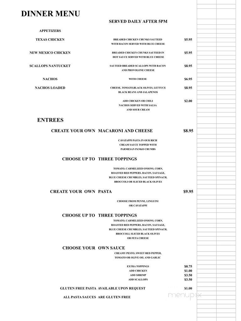 Hot Tomatoes Neapolitan Pizza - Pittsfield, MA menu_pic