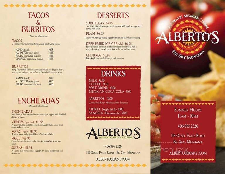 Alberto's Mexican Cuisine - Big Sky, MT