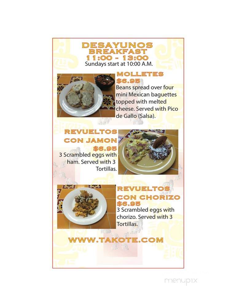 Takote Chill n Go - Margate, FL menu_pic