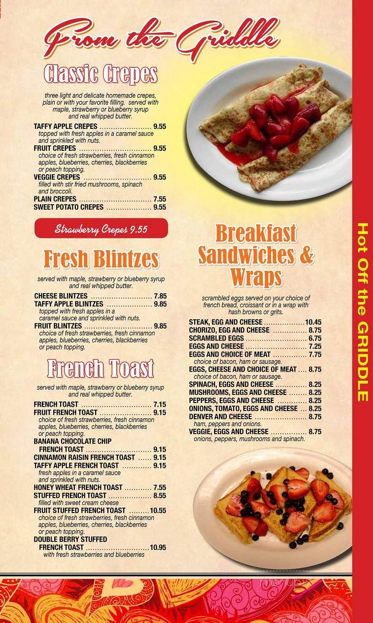 Hearty Cafe - Chicago, IL menu_pic