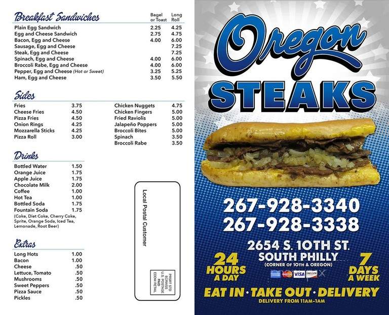 Oregon Steaks - Philadelphia, PA
