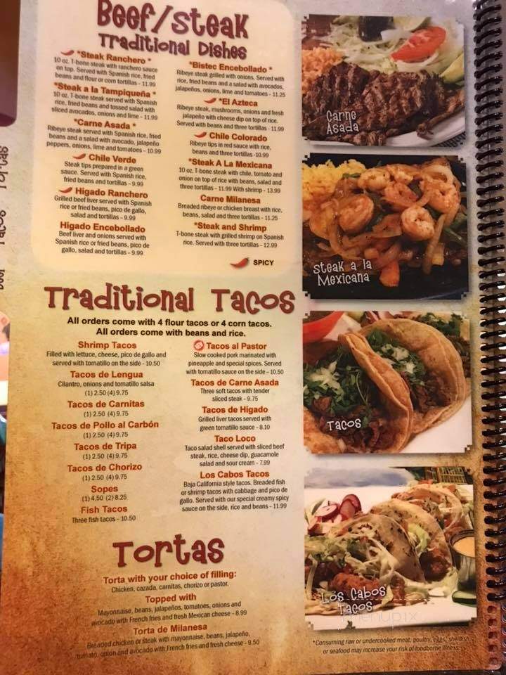 7 Hermanos - Johnson City, TN menu_pic
