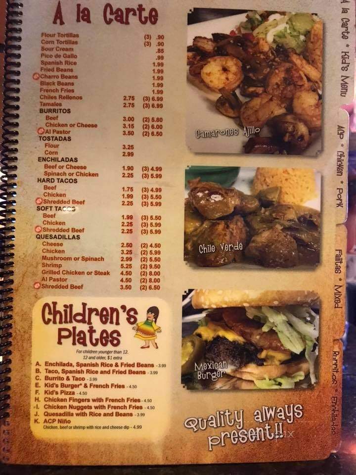 7 Hermanos - Johnson City, TN menu_pic