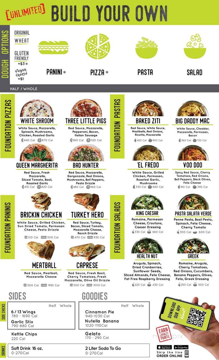 Urban Bricks Pizza - San Antonio, TX menu_pic