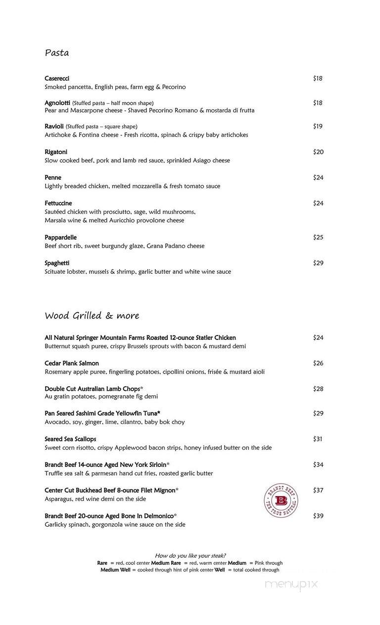 Amelia's - Stoughton, MA menu_pic