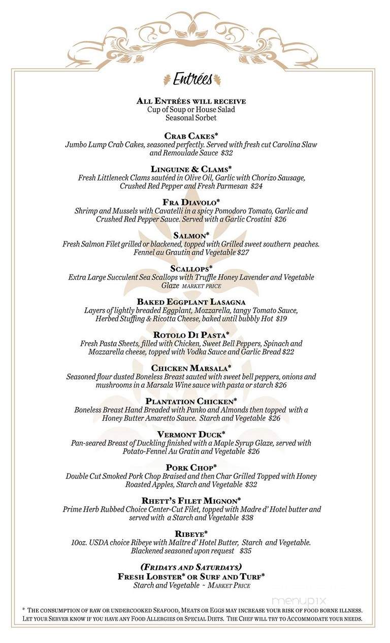 Twelve Oaks Restaurant & Tavern - Brownsville, PA menu_pic