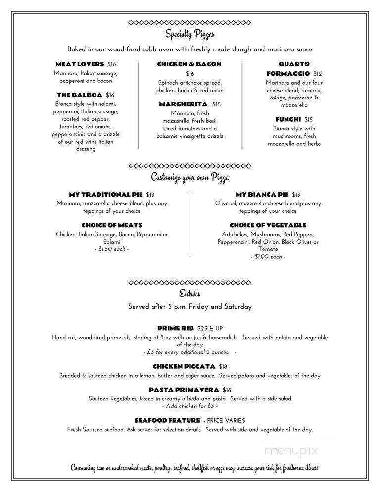Belmont Vineyards and Winery - Leasburg, MO menu_pic