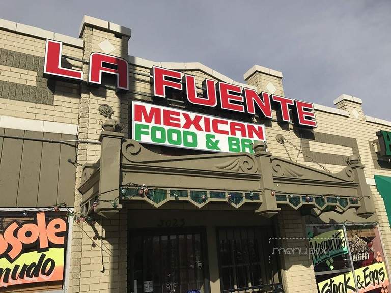 La Fuente - Denver, CO menu_pic