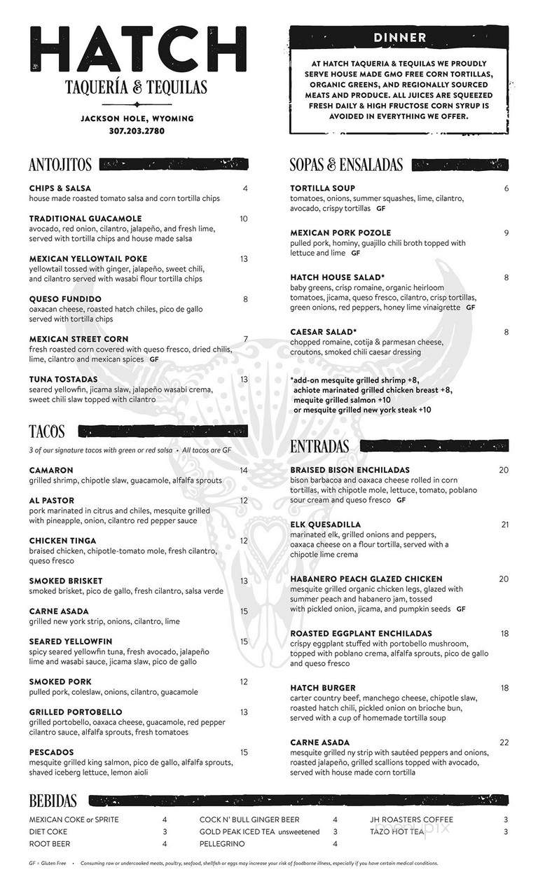 Hatch - Jackson, WY menu_pic