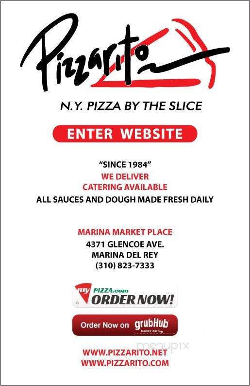 NY Pizza Shack - Los Angeles, CA menu_pic