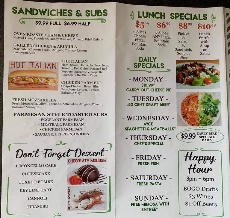 Italiano's - Venice, FL menu_pic