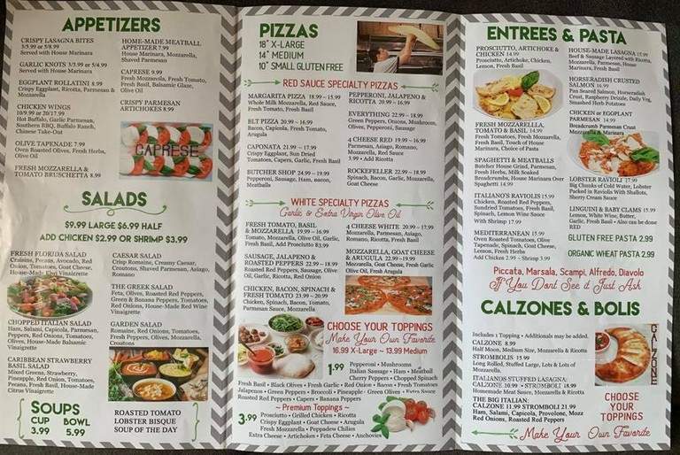 Italiano's - Venice, FL menu_pic