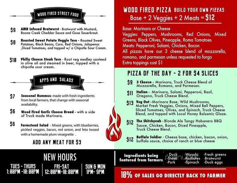Farm To Flame - Boone, NC menu_pic