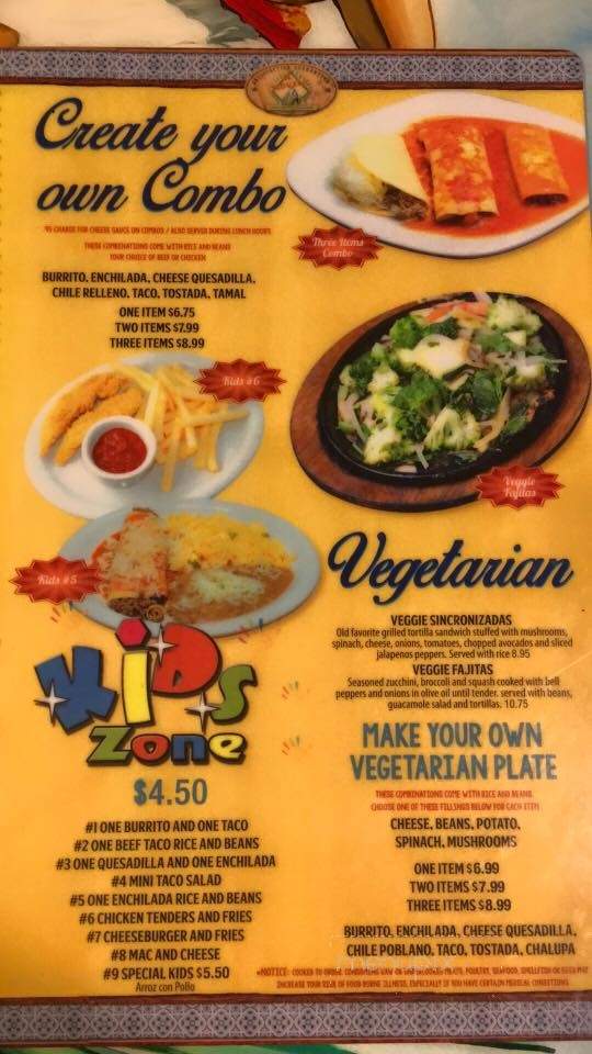 El Tequila - Jacksonville, NC menu_pic