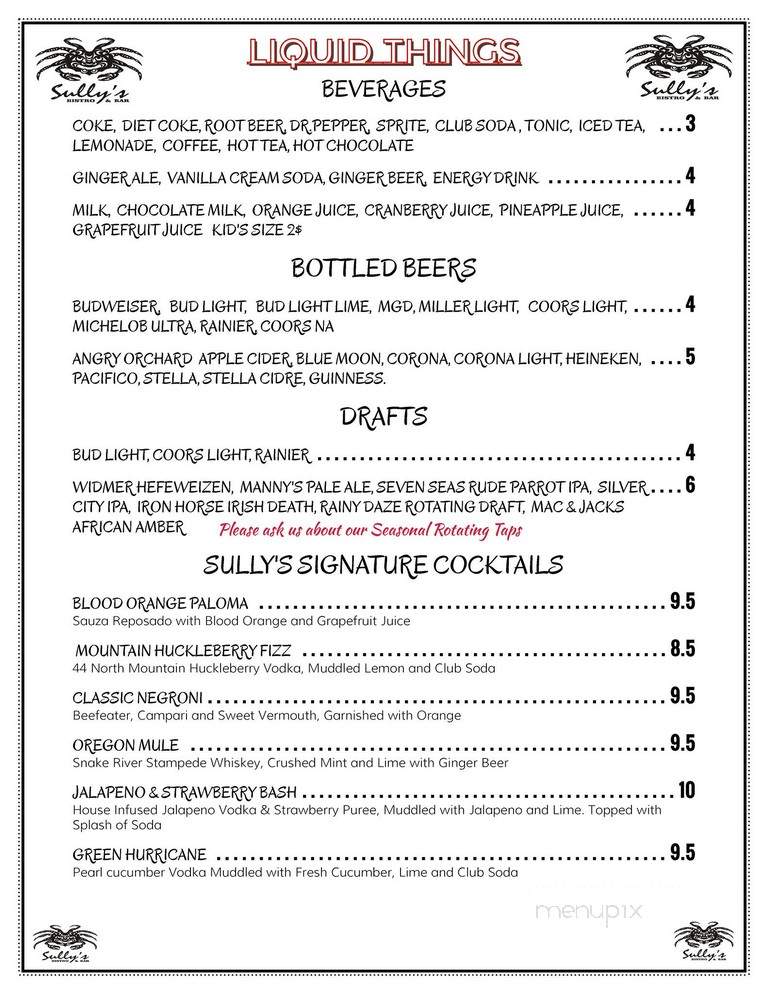 Sully's Bistro & Bar - Suquamish, WA