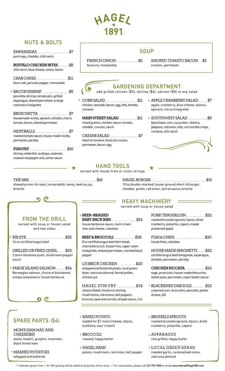 Hagel 1891 - Mount Sterling, IL menu_pic