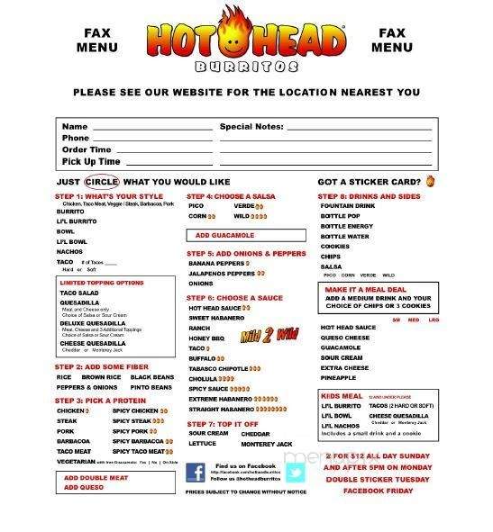 Hot Head Burritos - Pensacola, FL