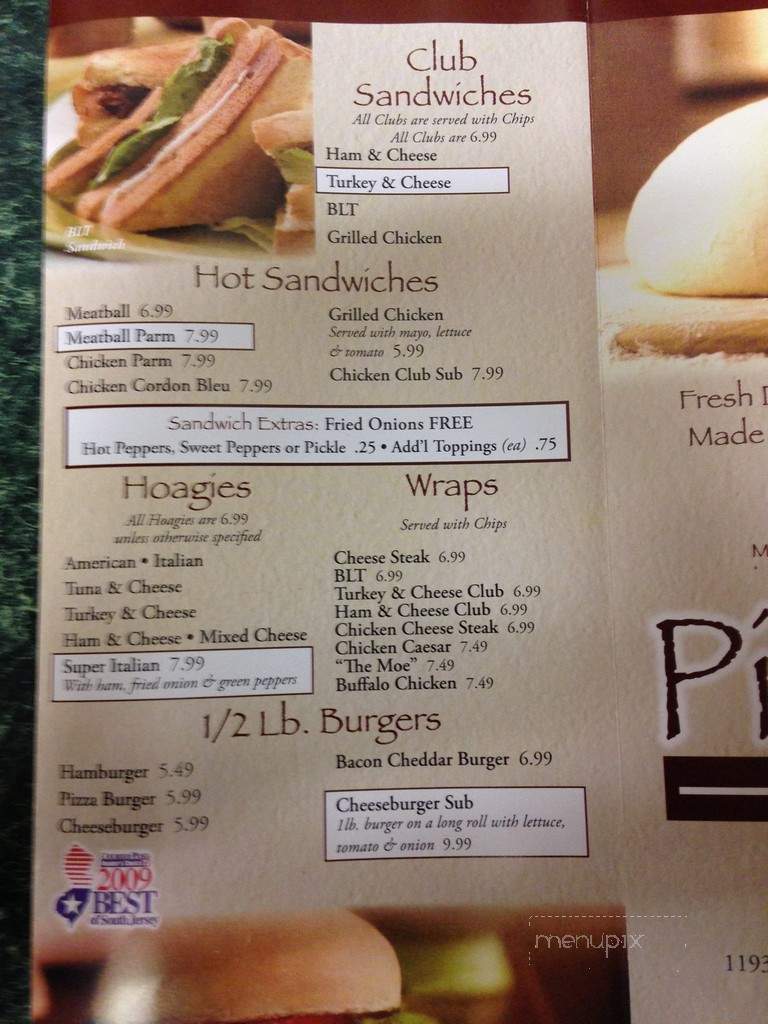 Family Pizza & Grill - Clementon, NJ menu_pic