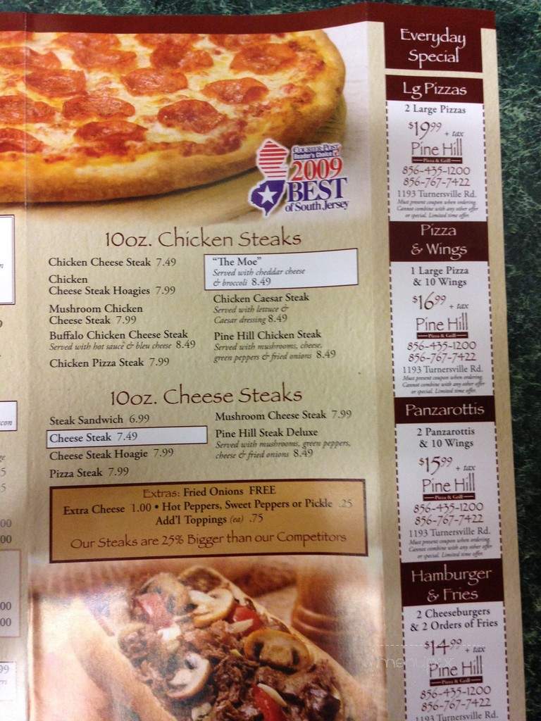 Family Pizza & Grill - Clementon, NJ menu_pic