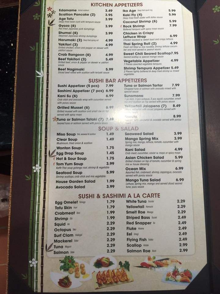 Chopstix - Erie, PA menu_pic