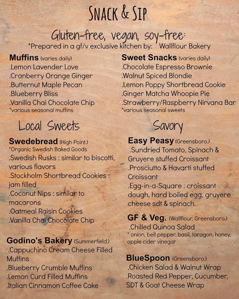 Vida Pour Tea - Greensboro, NC menu_pic