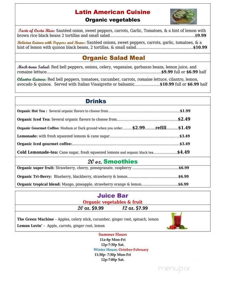 Healthier Place To Eat - Pocatello, ID menu_pic