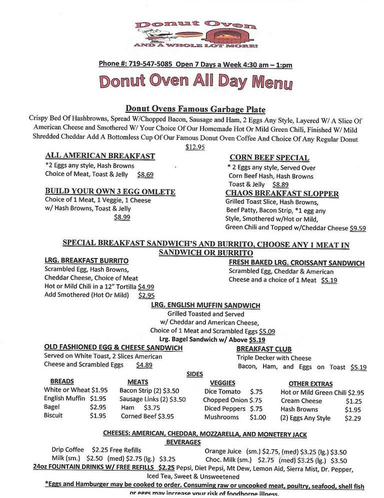 Donut Oven - Pueblo West, CO