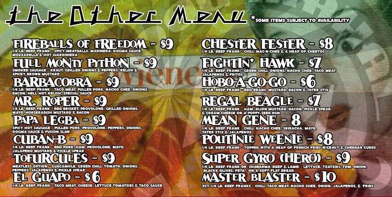 Dogmahal Doghaus - Grand Forks, ND menu_pic