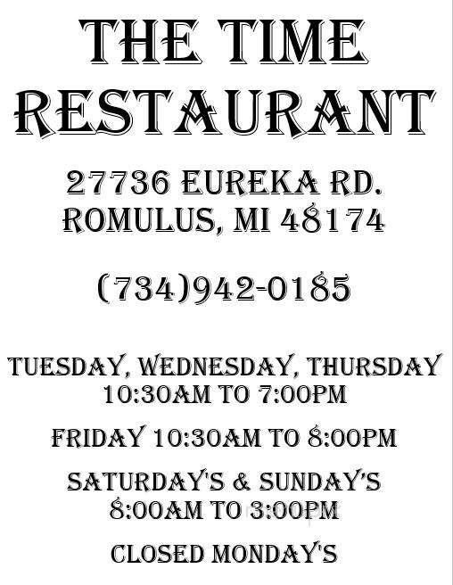 Time Family Restaurant - Romulus, MI